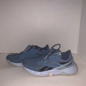 Reebok Womens Nanoflex TR H67679 Blue Running Shoes Sneakers Size 7.5